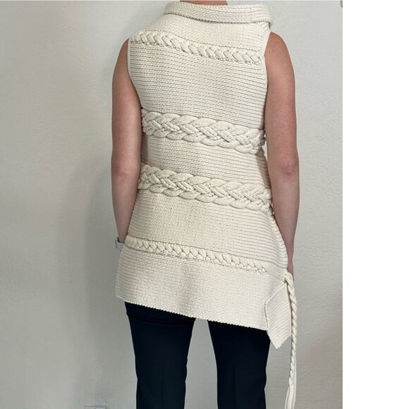 The Row Ivory Chunky Knit Tunic size XS / S Very Rare - Picture 5 of 16